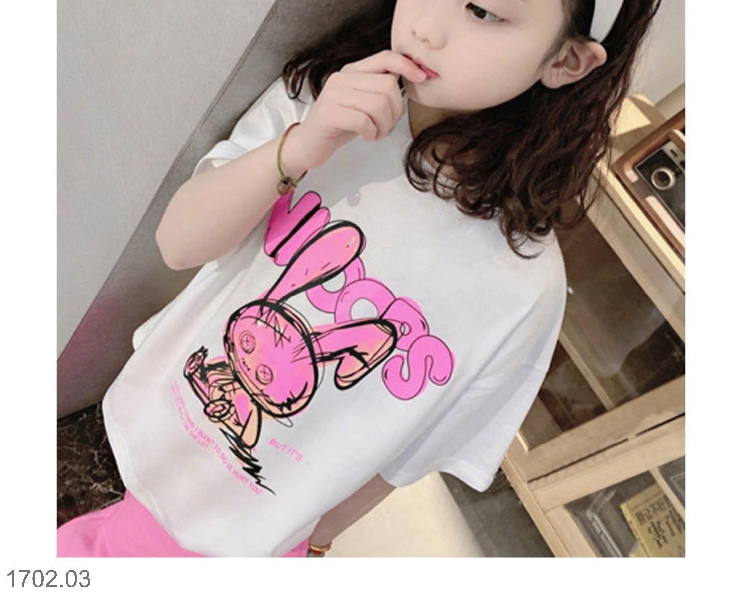 25HA1702.03 - SET 2 ÁO COTTON SIZE ĐẠI BÉ GÁI