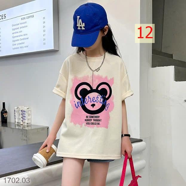 25HA1702.03 - SET 2 ÁO COTTON SIZE ĐẠI BÉ GÁI