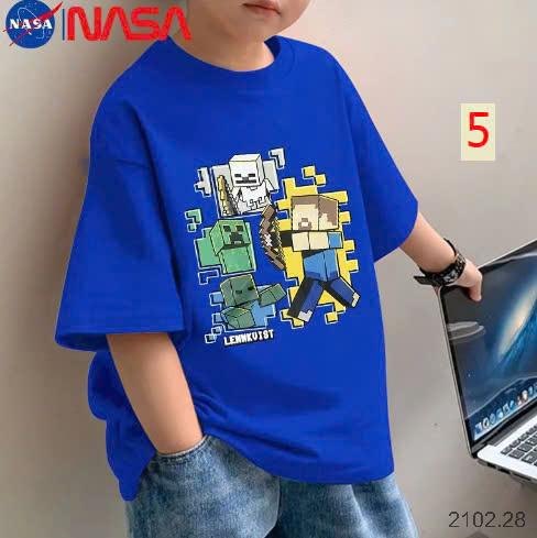 25HA2102.28 - ÁO PHÔNG CỘC TAY NASA BÉ TRAI