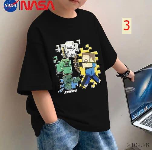 25HA2102.28 - ÁO PHÔNG CỘC TAY NASA BÉ TRAI