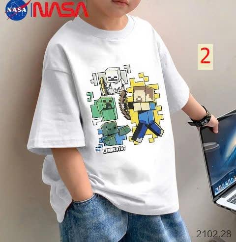 25HA2102.28 - ÁO PHÔNG CỘC TAY NASA BÉ TRAI