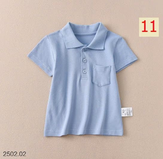 25HA2502.02 - ÁO THUN POLO BÉ GÁI BÉ TRAI SIZE ĐẠI SIÊU XINH