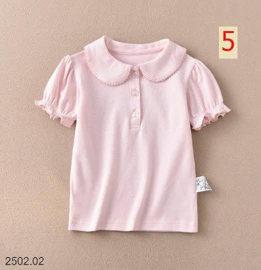 25HA2502.02 - ÁO THUN POLO BÉ GÁI BÉ TRAI SIZE ĐẠI SIÊU XINH
