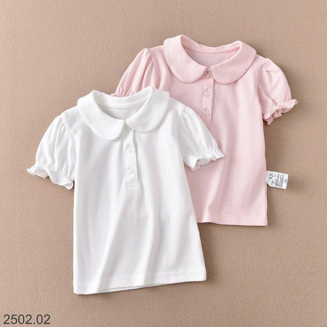 25HA2502.02 - ÁO THUN POLO BÉ GÁI BÉ TRAI SIZE ĐẠI SIÊU XINH