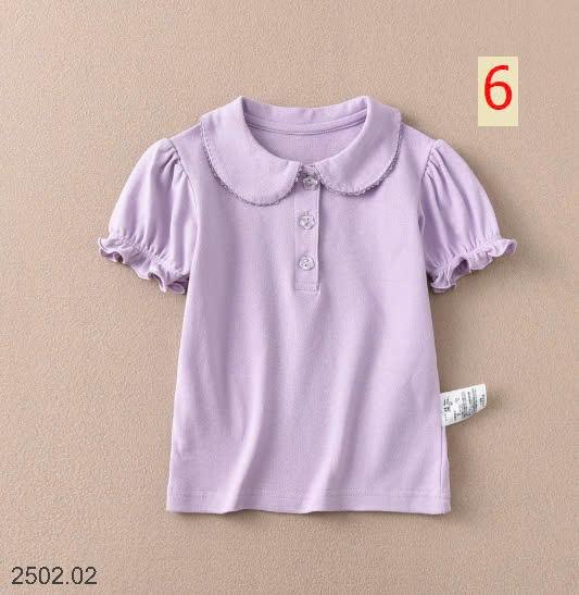 25HA2502.02 - ÁO THUN POLO BÉ GÁI BÉ TRAI SIZE ĐẠI SIÊU XINH