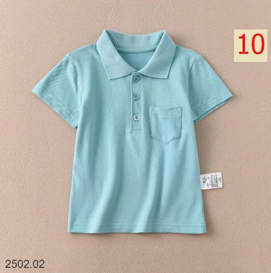 25HA2502.02 - ÁO THUN POLO BÉ GÁI BÉ TRAI SIZE ĐẠI SIÊU XINH