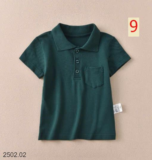 25HA2502.02 - ÁO THUN POLO BÉ GÁI BÉ TRAI SIZE ĐẠI SIÊU XINH