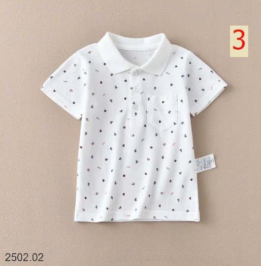 25HA2502.02 - ÁO THUN POLO BÉ GÁI BÉ TRAI SIZE ĐẠI SIÊU XINH