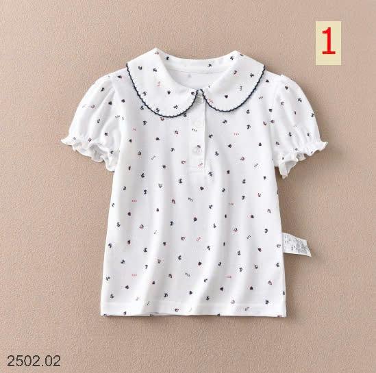 25HA2502.02 - ÁO THUN POLO BÉ GÁI BÉ TRAI SIZE ĐẠI SIÊU XINH