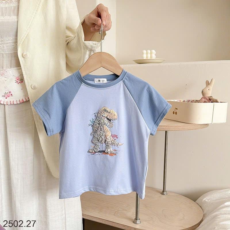 25HA2502.27 - ÁO THUN PHỐI MÀU TAY