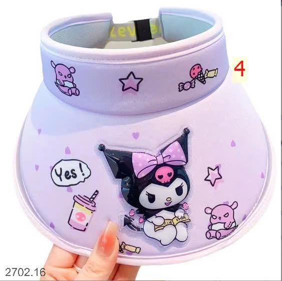 25HA2702.16 - MŨ CHỐNG NẮNG VÀNH RỘNG NỬA ĐẦU KUROMI