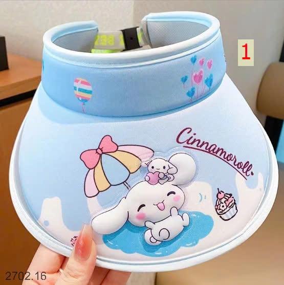 25HA2702.16 - MŨ CHỐNG NẮNG VÀNH RỘNG NỬA ĐẦU KUROMI