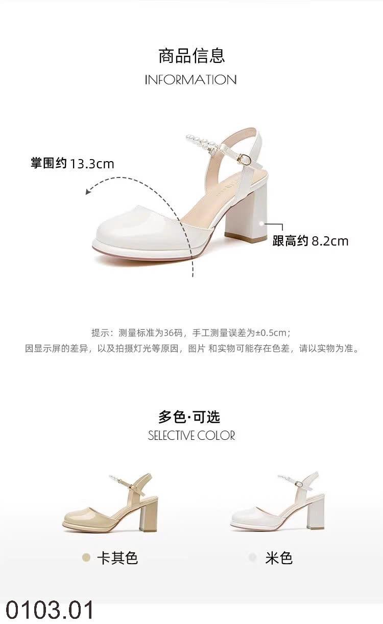 25HA0103.01 - GIÀY DUSTO QUAI NGỌC