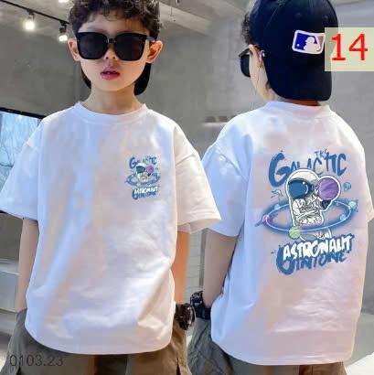 25HA0103.23 - SET 2 ÁO COTTON BÉ TRAI SIZE ĐẠI