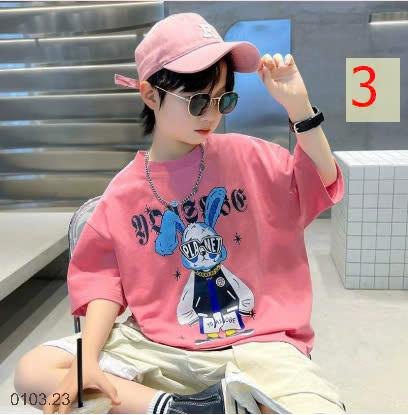 25HA0103.23 - SET 2 ÁO COTTON BÉ TRAI SIZE ĐẠI