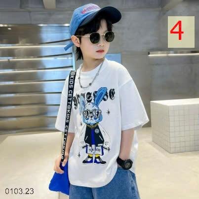 25HA0103.23 - SET 2 ÁO COTTON BÉ TRAI SIZE ĐẠI