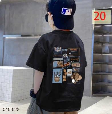 25HA0103.23 - SET 2 ÁO COTTON BÉ TRAI SIZE ĐẠI