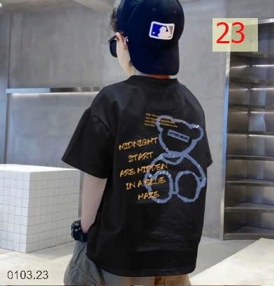 25HA0103.23 - SET 2 ÁO COTTON BÉ TRAI SIZE ĐẠI