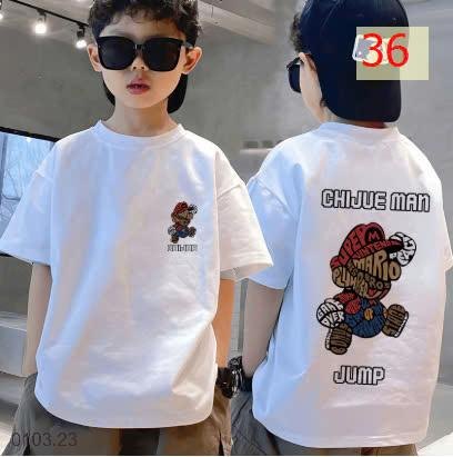 25HA0103.23 - SET 2 ÁO COTTON BÉ TRAI SIZE ĐẠI