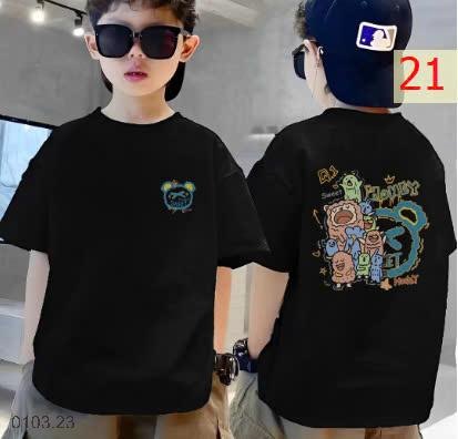 25HA0103.23 - SET 2 ÁO COTTON BÉ TRAI SIZE ĐẠI