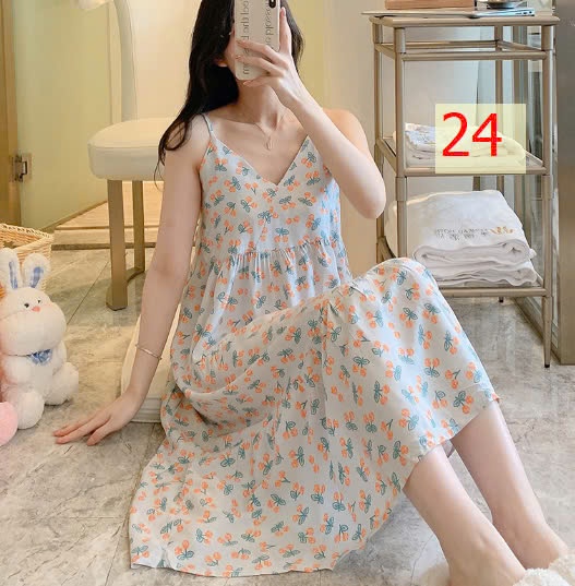 25HA0603.06 - VÁY LANH HỌA TIẾT CHO NỮ