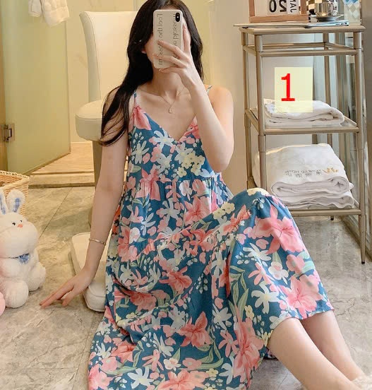 25HA0603.06 - VÁY LANH HỌA TIẾT CHO NỮ
