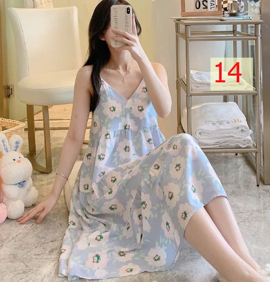 25HA0603.06 - VÁY LANH HỌA TIẾT CHO NỮ