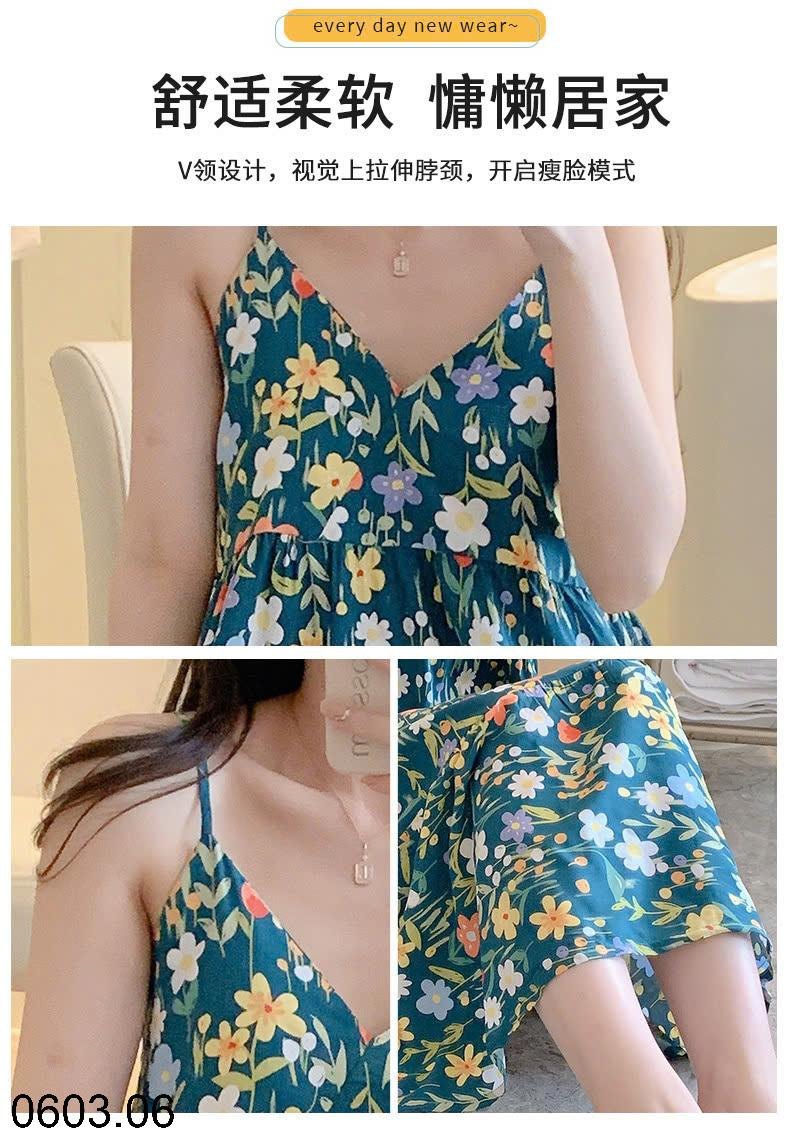 25HA0603.06 - VÁY LANH HỌA TIẾT CHO NỮ