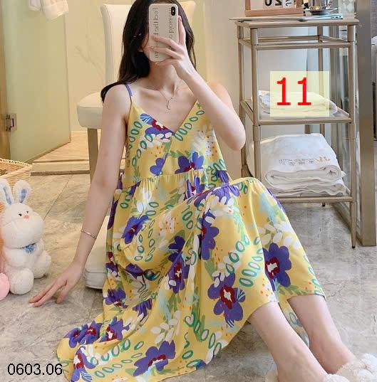 25HA0603.06 - VÁY LANH HỌA TIẾT CHO NỮ