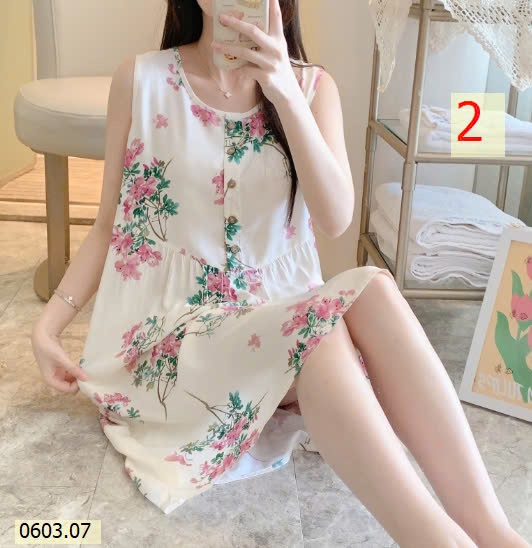 25HA0603.07 - VÁY SÁT NÁCH HOẠT TIẾT