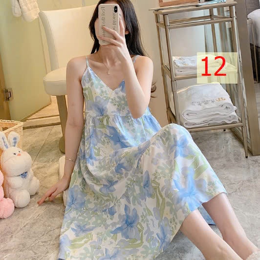 25HA0603.06 - VÁY LANH HỌA TIẾT CHO NỮ