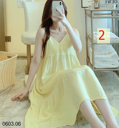 25HA0603.06 - VÁY LANH HỌA TIẾT CHO NỮ