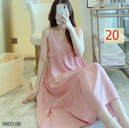 25HA0603.06 - VÁY LANH HỌA TIẾT CHO NỮ