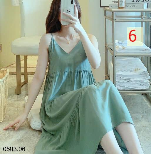 25HA0603.06 - VÁY LANH HỌA TIẾT CHO NỮ