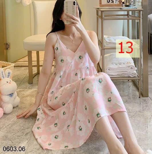 25HA0603.06 - VÁY LANH HỌA TIẾT CHO NỮ