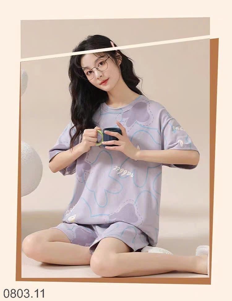 25HA0803.11 - SET BỘ MẶC NHÀ NỮ KÈM BRA