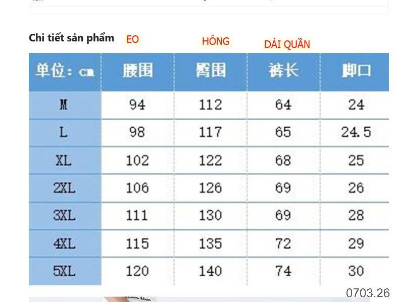 25HA0703.26 - QUẦN LỬNG TÚI HỘP NAM