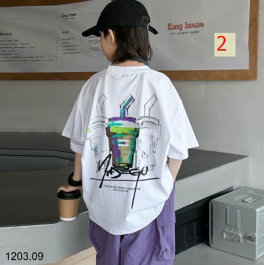 25HA1203.09 - ÁO THUN COTTON BÉ TRAI SZ ĐẠI QC