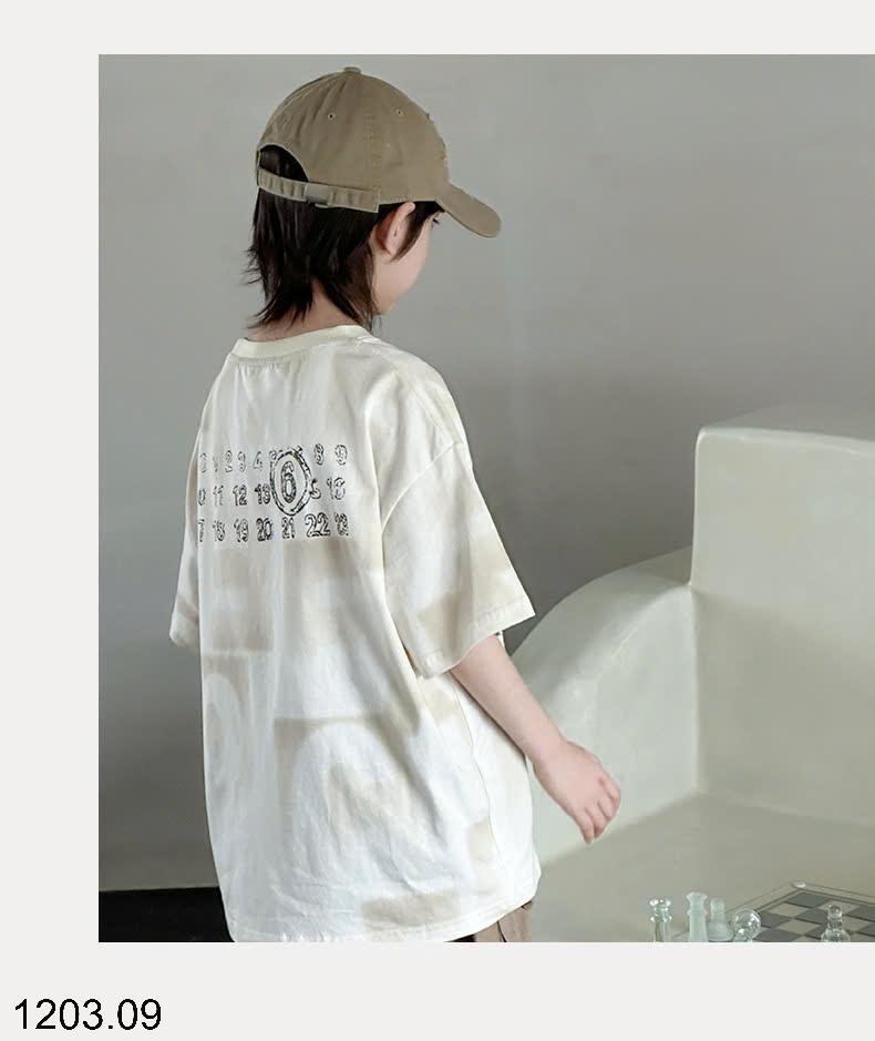 25HA1203.09 - ÁO THUN COTTON BÉ TRAI SZ ĐẠI QC