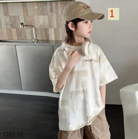 25HA1203.09 - ÁO THUN COTTON BÉ TRAI SZ ĐẠI QC