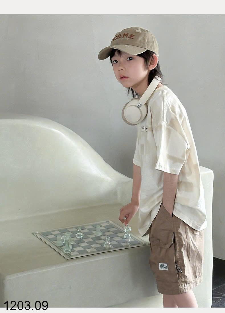 25HA1203.09 - ÁO THUN COTTON BÉ TRAI SZ ĐẠI QC