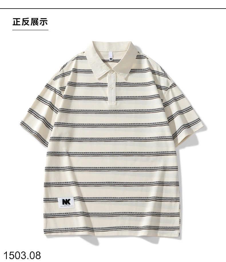 25HA1503.08 - ÁO POLO KẺ NAM TRẺ TRUNG