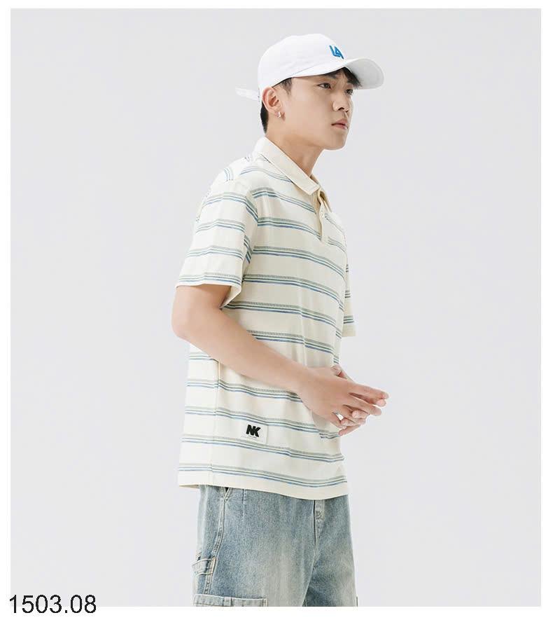 25HA1503.08 - ÁO POLO KẺ NAM TRẺ TRUNG
