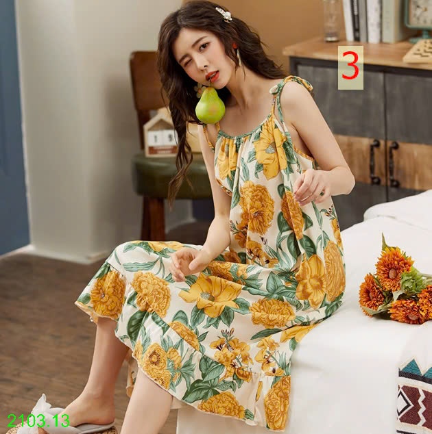 25HA2103.13 - váy ngủ 2 dây nữ