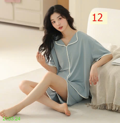 25HA2103.24 - BỘ MODAL MẶC NHÀ TRƠN MÀU KÈM ĐỆM NGỰC NỮ