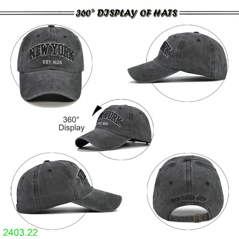 25HA2403.22 - MŨ LƯỠI TRAI NEW YORK