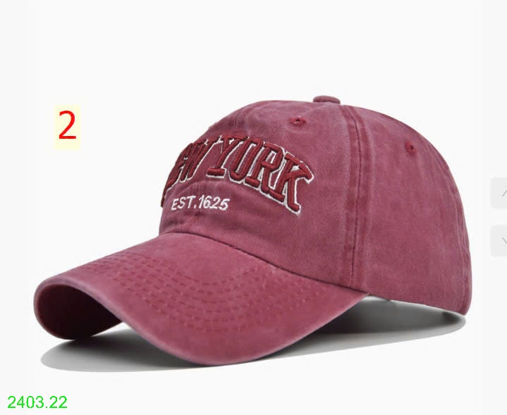 25HA2403.22 - MŨ LƯỠI TRAI NEW YORK