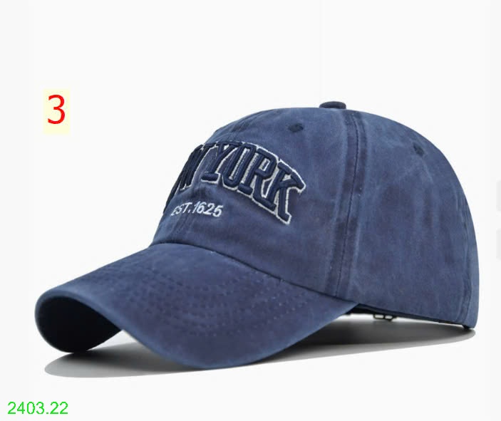 25HA2403.22 - MŨ LƯỠI TRAI NEW YORK