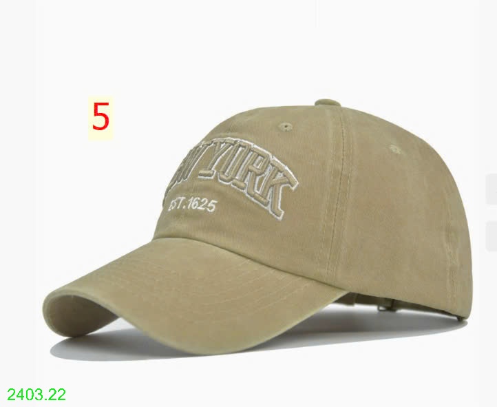 25HA2403.22 - MŨ LƯỠI TRAI NEW YORK