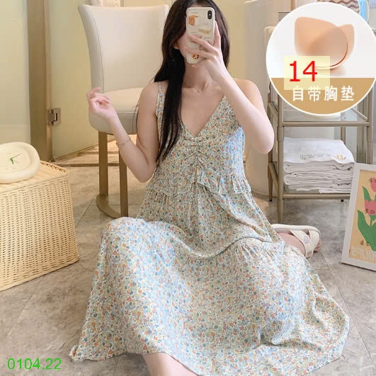 25HA0104.22 - VÁY 2 DÂY NỮ